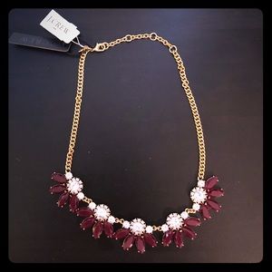 Crystal & gemstone statement necklace